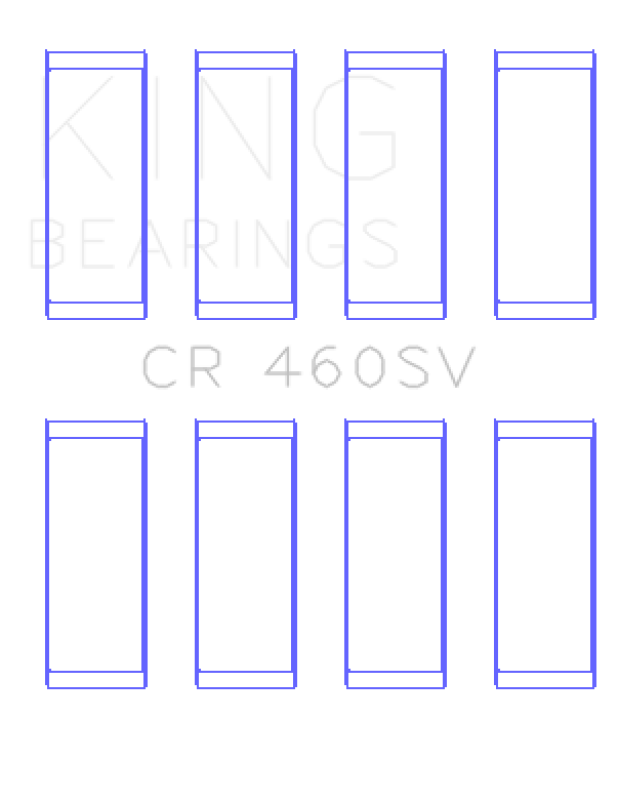 King Engine Bearings CR460SV Audi/VW 1.9L and 2.0L TDI Diesel Connecting Rod Bearings Set