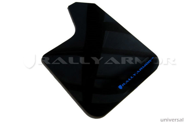 Rally Armor Universal fitment (no hardware) UR Black Mud Flap w/ Grey Logo