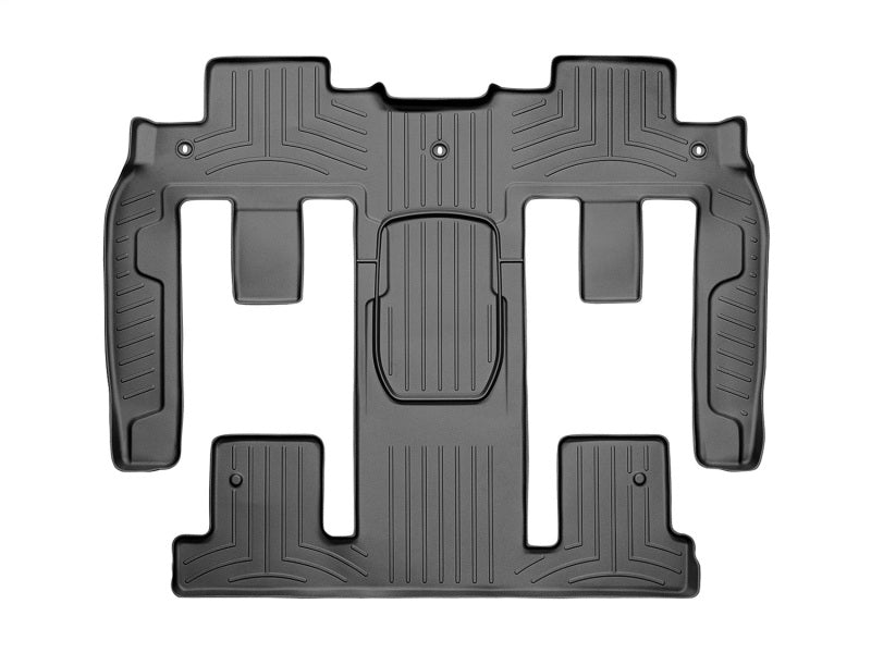 WeatherTech FloorLiner DigitalFit Rear Floor Mats Black WET449423 for 2011-2012 Chevrolet Traverse and GMC Acadia