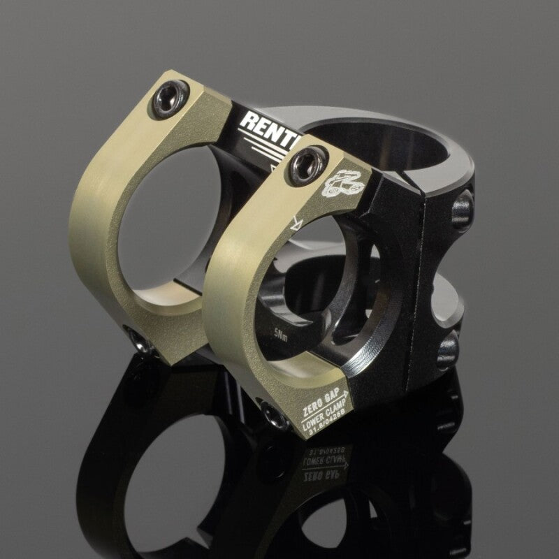 Renthal V2 Apex Stem 31.8 x 31 mm – Black/AluGold