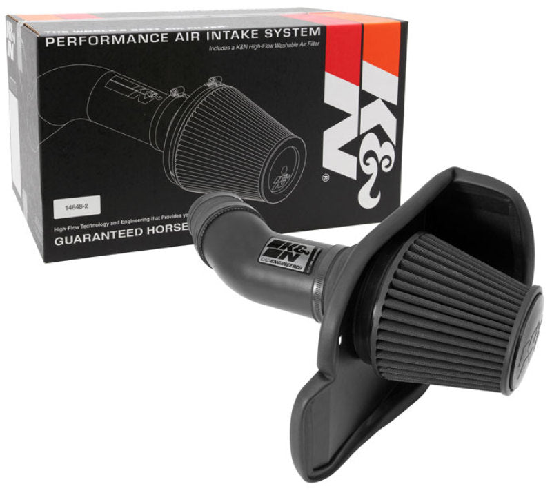K&N Blackhawk Induction Cold Air Intake Kit 71-2545 for Dodge Challenger, Charger, and Chrysler 300 V8