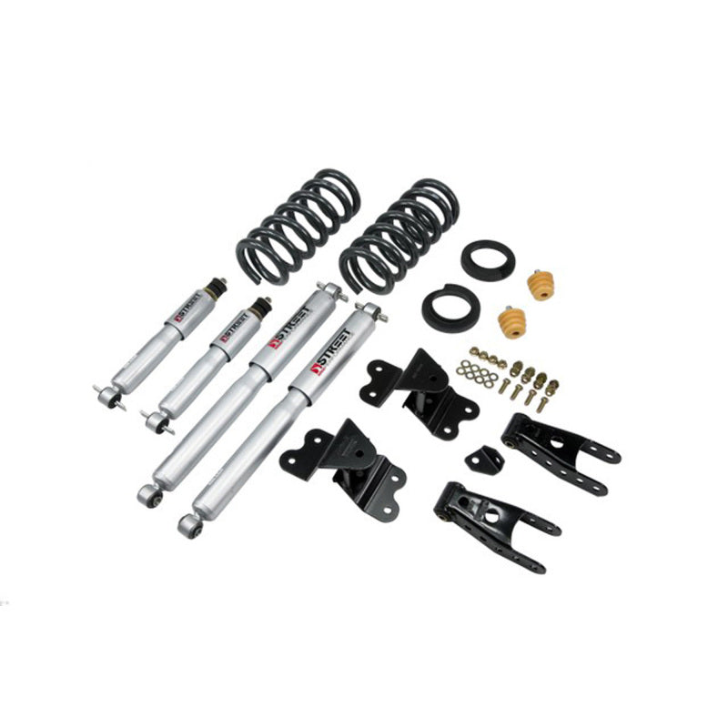 Belltech Street Performance Lowering Kit with Shocks for 1988–1998 Chevrolet Silverado and GMC Sierra C1500 – Part bel686SP