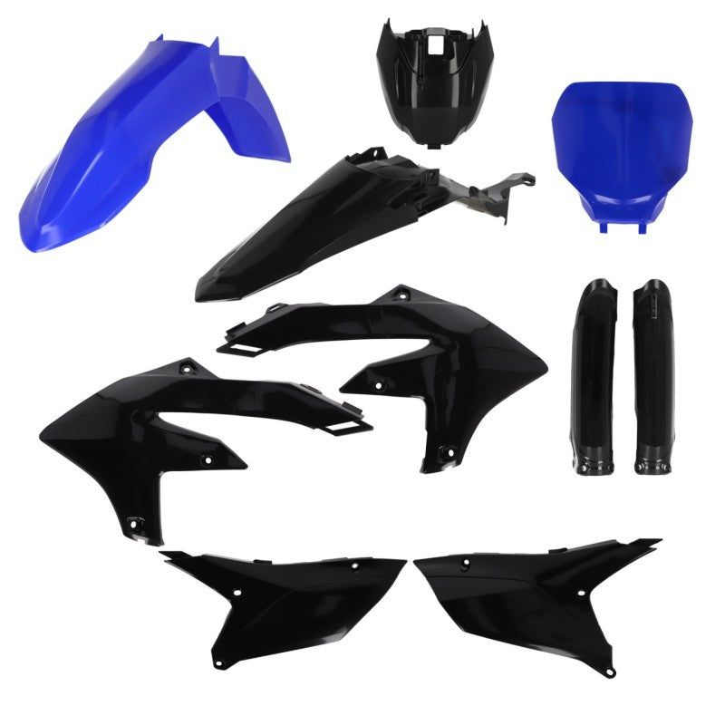 Acerbis Full Plastic Kit for Yamaha YZ250F, YZ450F, and YZ450FX with Tank Cover - Blue/Black