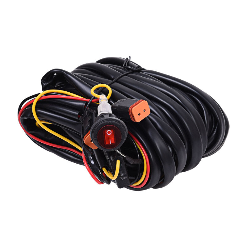 KC HiLiTES 6308 Wiring Harness for Two Lights with 2-Pin Deutsch Connectors