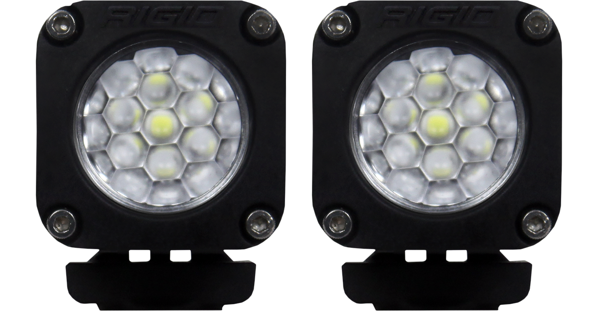 Rigid Industries - 20541 - Auxiliary Light - Flood Diffused Backup Kit Surface Mount Ignite