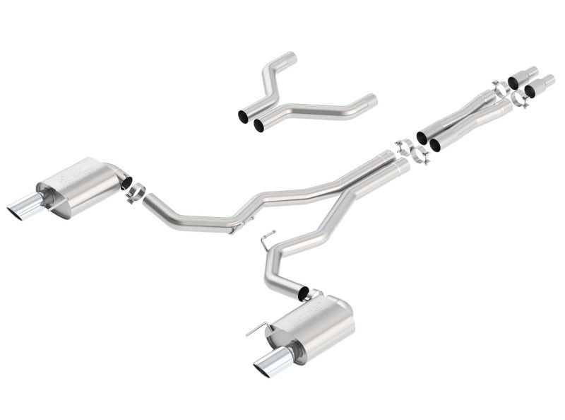 Borla ATAK Cat-Back Exhaust System for 2015–2017 Ford Mustang GT 5.0L V8
