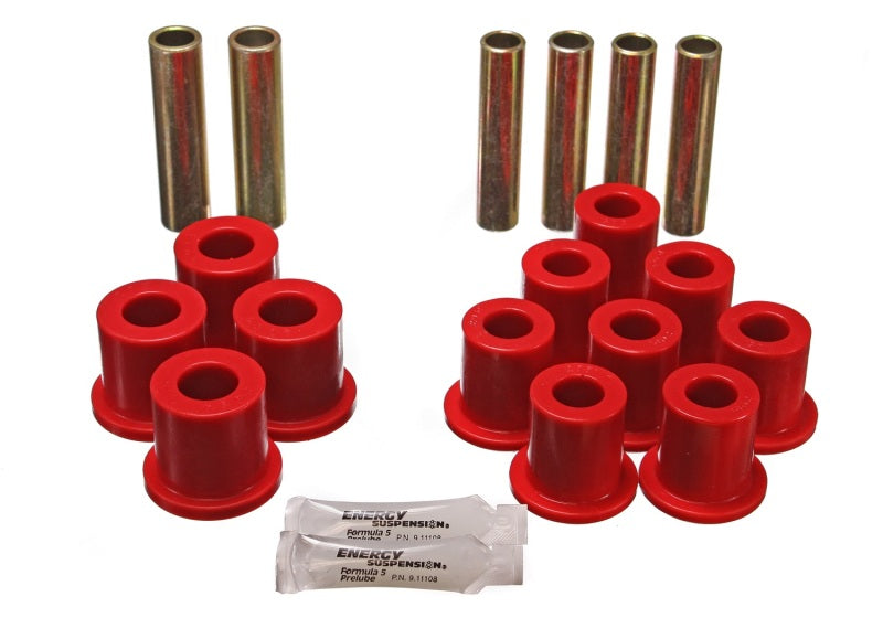 Energy Suspension - eng4.2114R - Ford Truck Rear Spring Bushing Set, Red