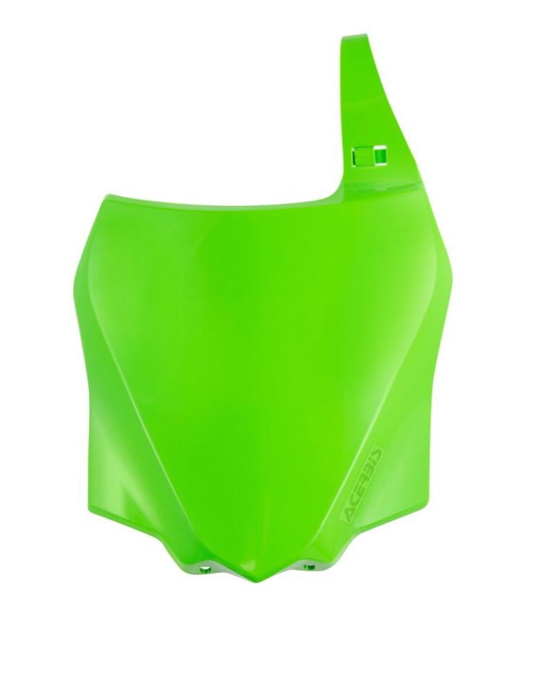 Acerbis Green Front Number Plate for Kawasaki KX85, KX100, and KX112, Part Number ACB2374050403