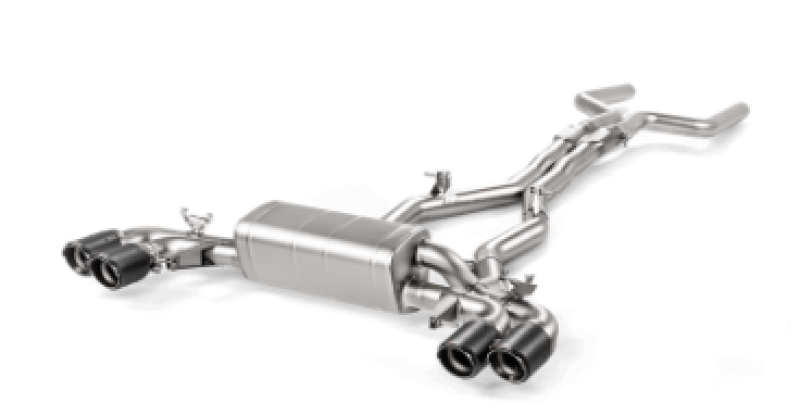 Akrapovic Evolution Line Cat-Back Exhaust for 2018-2020 BMW M5 (F90), Titanium - Part Number S-BM/T/2H