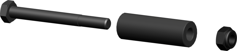 KFI Replacement SE Vertical Wide Roller Kit, Part Number kfiRK-POM-VW