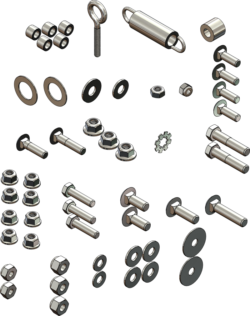 KFI HK-101 Manual Lift Hardware Kit