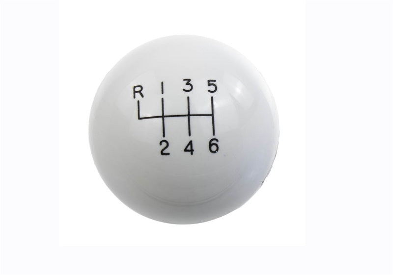 Ford Racing frpM-7213-M8SW Mustang GT350 White 6-Speed Shift Knob