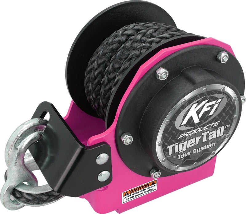 KFI Tiger Tail Tow System XT in Pink, Part KFI101120-PK