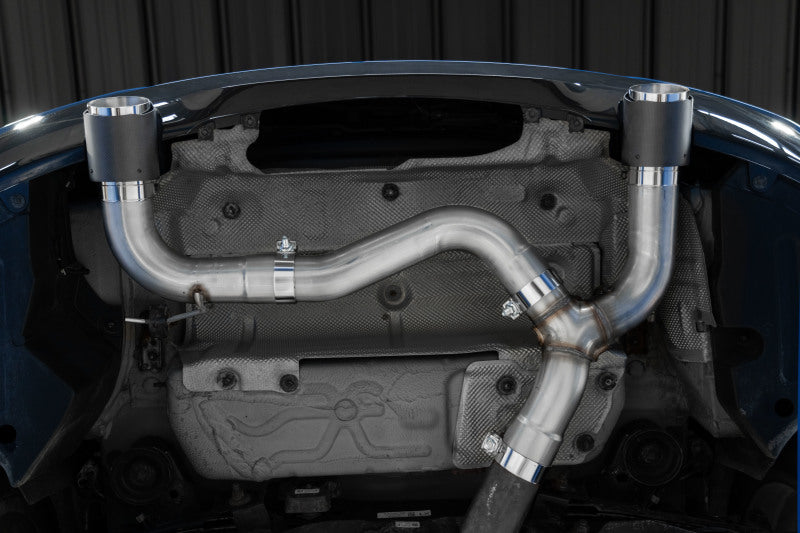 MBRP S45003CF Armor Pro Axle-Back Exhaust System for 2017-2021 BMW M240i