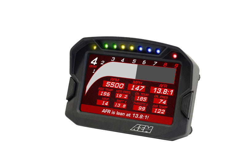 AEM CD-5 Carbon Digital Dash Display, Non-Logging, Non-GPS, Part Number 30-5600