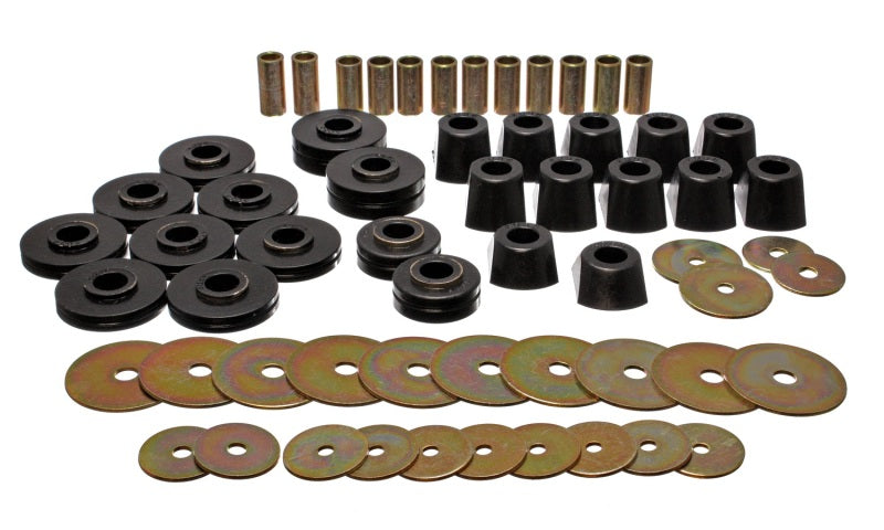 Energy Suspension eng3.4110G - 67-95 K5 Blazer Black Body Cab Mount Set