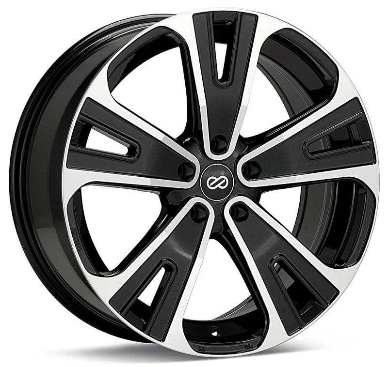 Enkei enk475-285-1240SM SVX 20 x 8.5 in. Silver Machined Wheel, 5x120 Bolt Pattern
