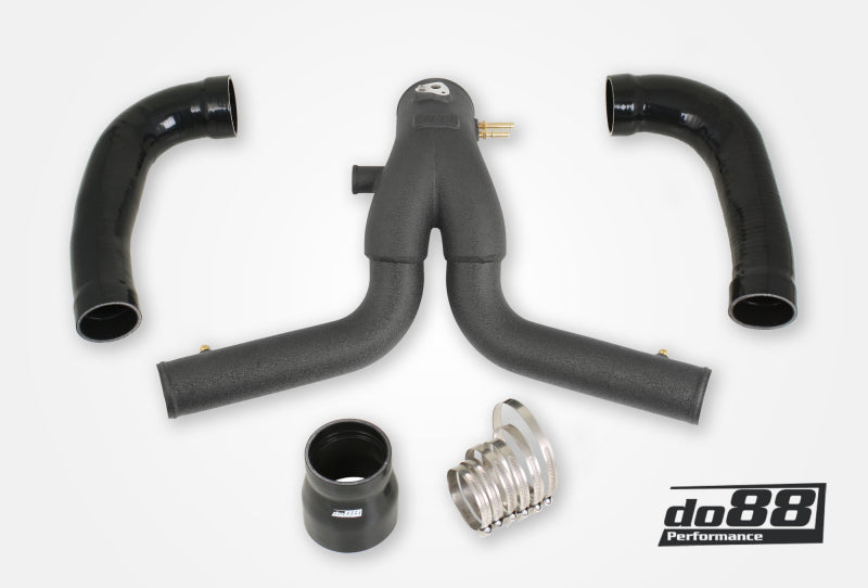 do88 Porsche 911 Turbo & Turbo S (991.1) Y-Pipe for Intercooler - Black