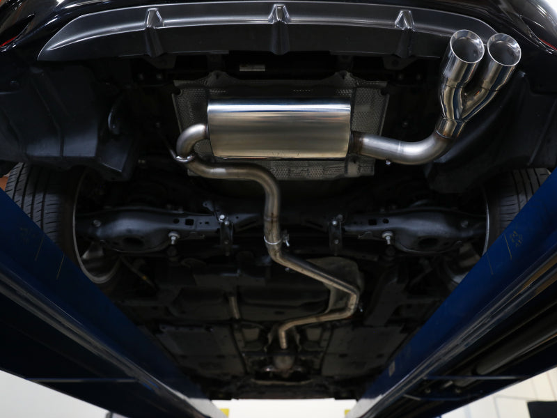aFe POWER Takeda 2-Inch to 2.5-Inch 304 Stainless Steel Cat-Back Exhaust with Polished Tips for 2011–2017 Lexus CT200h 1.8L