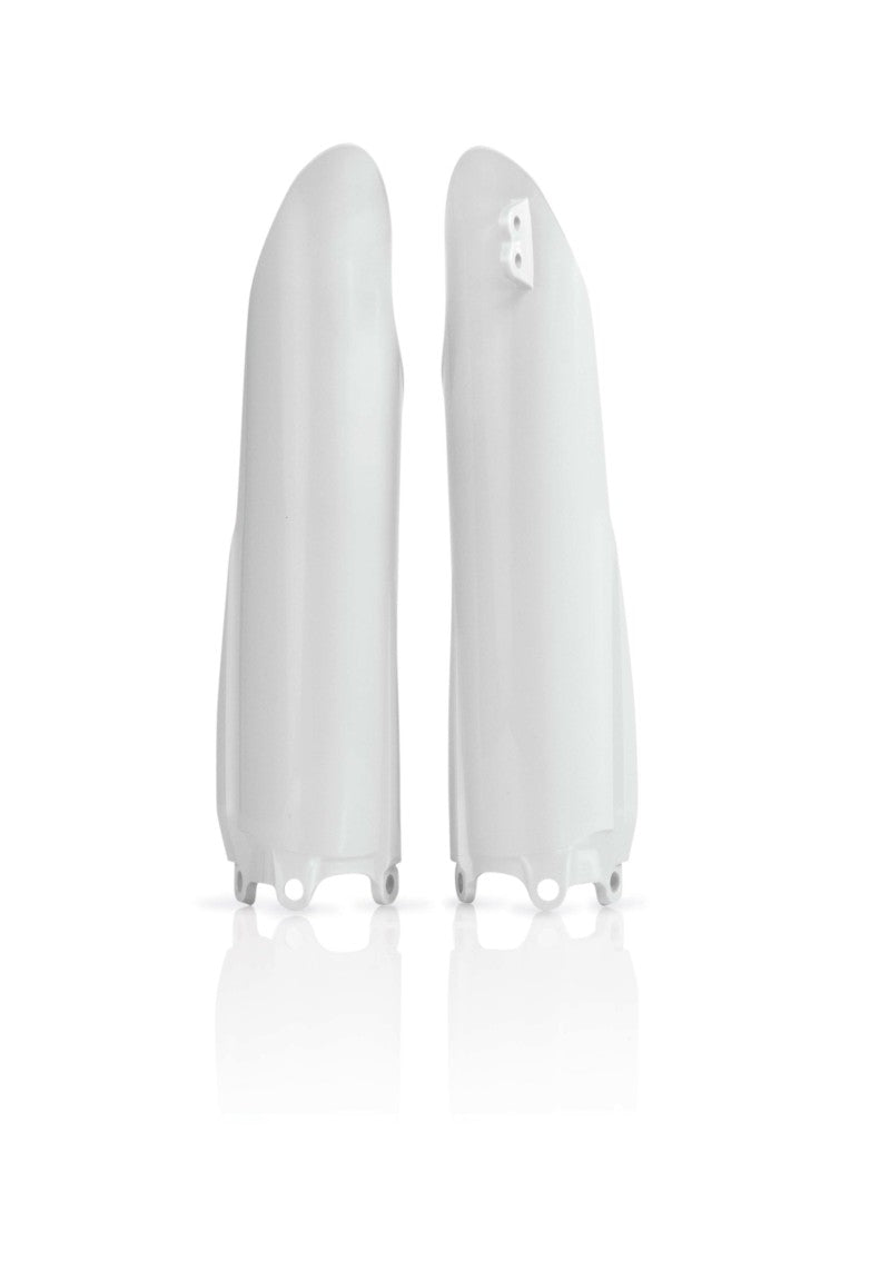 Acerbis AC-B2113770002 Lower Fork Cover Set for 2008–2010 Yamaha YZ and YZF Models, White