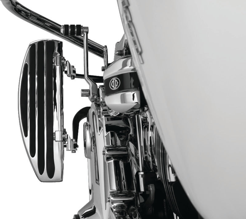 Kuryakyn 4609 Floorboard Relocator Brackets for 2017 and Newer Harley-Davidson Touring Models, Chrome