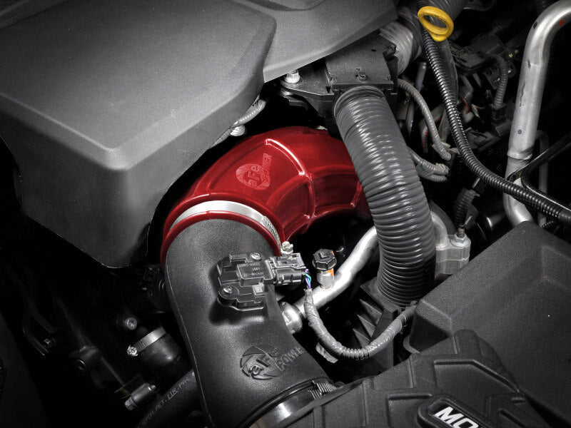 aFe Power 55-20001-R Red Turbo Inlet Pipes for 2022-2026 Toyota Tundra and Land Cruiser V6-3.4L Twin-Turbo