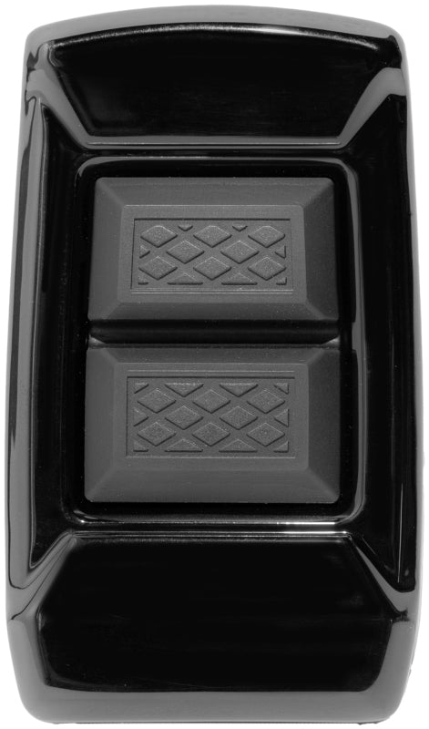 Kuryakyn Enygma Brake Pedal Pad for Harley-Davidson FL Touring Models, Gloss Black - 10045-2