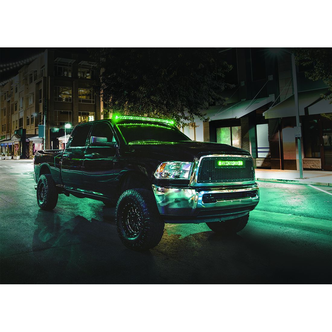 Rigid Industries - 34000 - LED Light Bars - 40 Inch LED Light Bar Single Row Curved White Backlight Radiance Plus