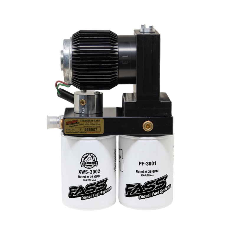 FASS Fuel Systems fassTSPC11100G 11-14 GM 2500/3500 Duramax 100 GPH Titanium Series Plus Fuel Air Separation System