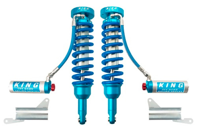 King Shocks KIN25001-243A-EXT Front 2.5-Inch Remote Reservoir Coilover Kit with Adjusters for 2010-2013 Toyota 4Runner with KDSS