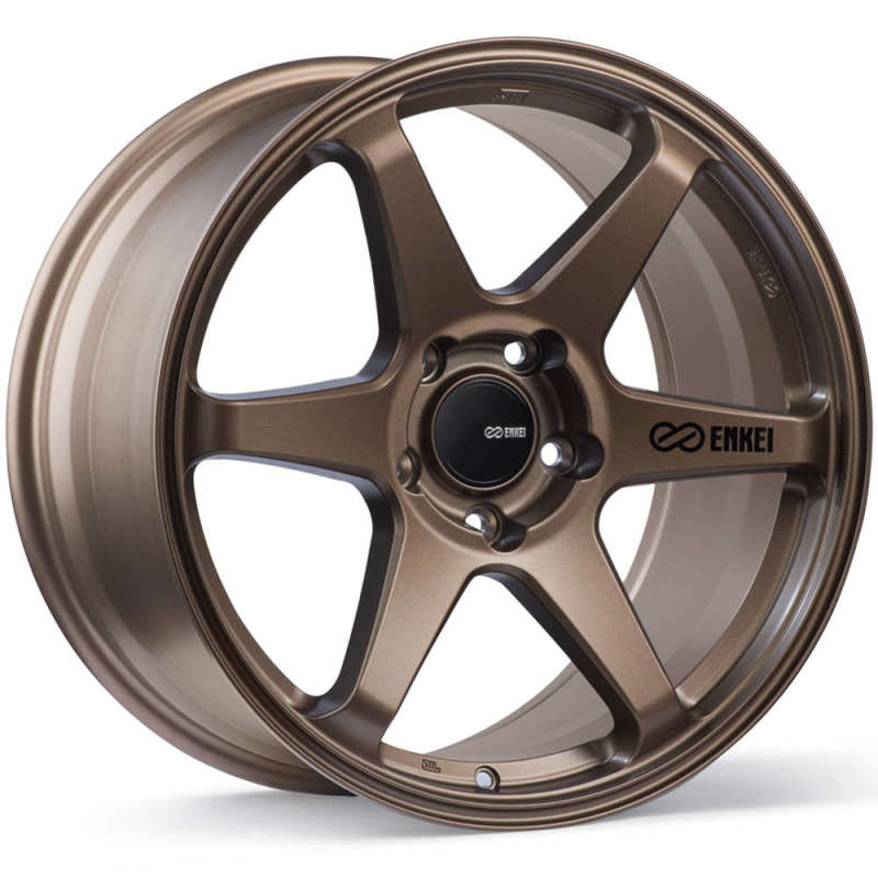 Enkei - enk539-780-6540ZP - T6R 17x8 Matte Bronze Wheel