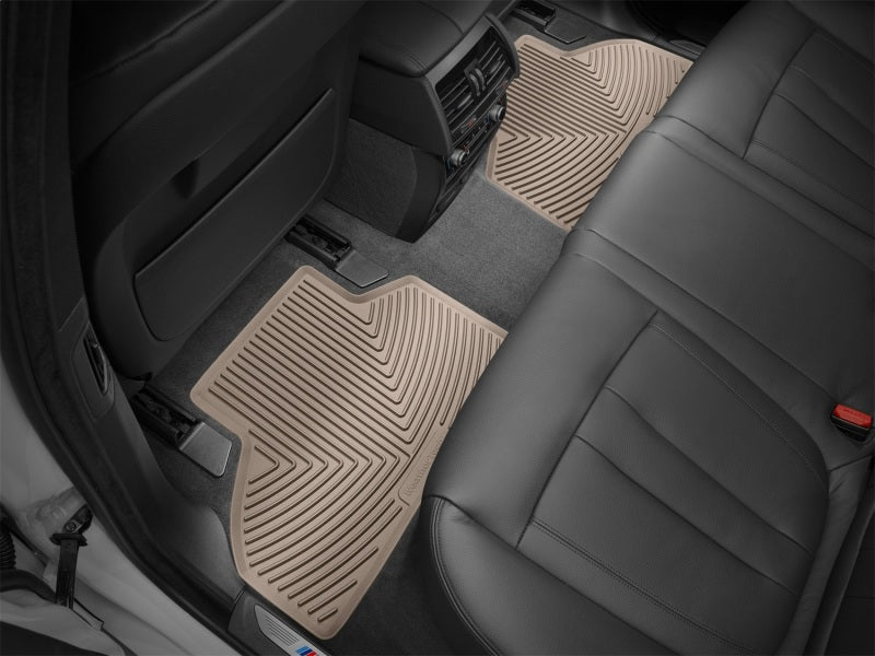 WeatherTech W776TN Rear All-Weather Floor Mats for BMW X1, BMW X2 and Mini Countryman, Tan