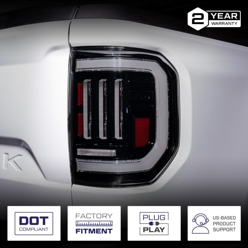Form Lighting 22-24 Ford Maverick LED Tail Lights with Sequential Turn Signals and Smoked Lenses