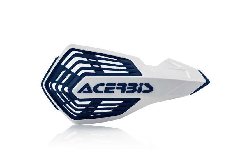 Acerbis X-Force Handguards White and Dark Blue