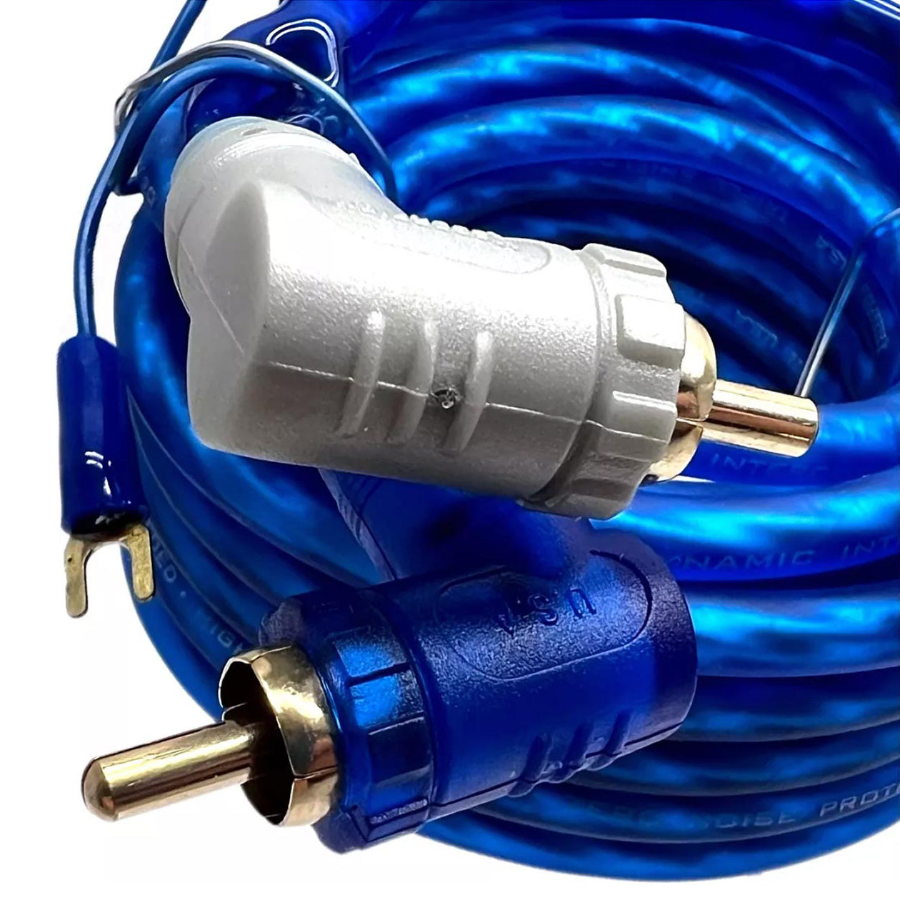 XScorpion 3-Foot Right Angle Triple Shielded RCA Cable with Remote Wire