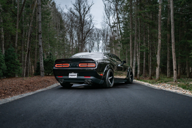 MBRP S71133CF Armor Pro Cat-Back Exhaust System for 2015-2017 Dodge Challenger 5.7L, 6.2L and 6.4L