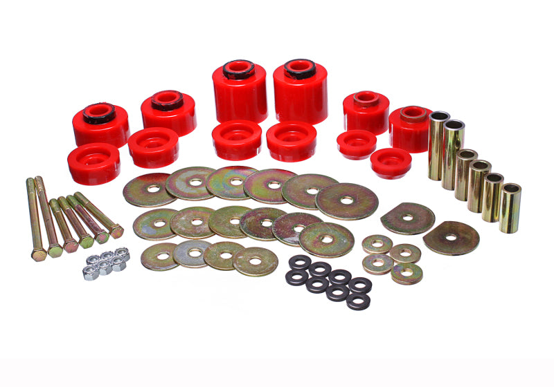 Energy Suspension eng4.4123R Body Mount Set for 80-96 Ford F-150/F-250/F-350