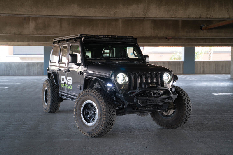 DV8 Offroad LBJL-10 50-Inch LED Light Bar Mount for 2018-2025 Jeep Wrangler JL JLU and Gladiator JT