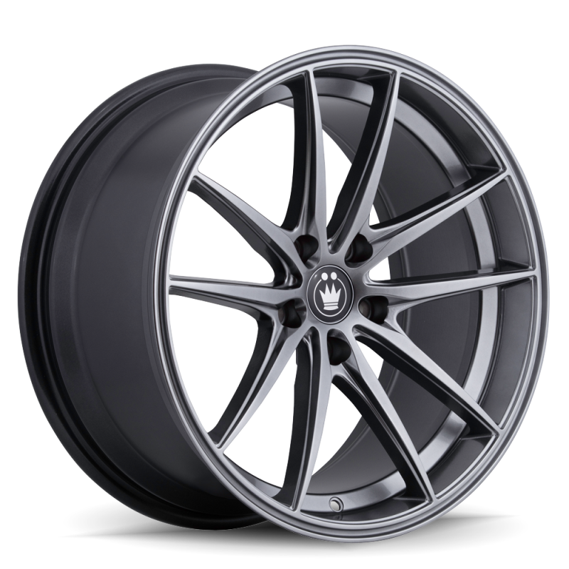 Konig Oversteer 18x8 Wheel, 5x112 Bolt Pattern, +45 Offset, Gray Finish