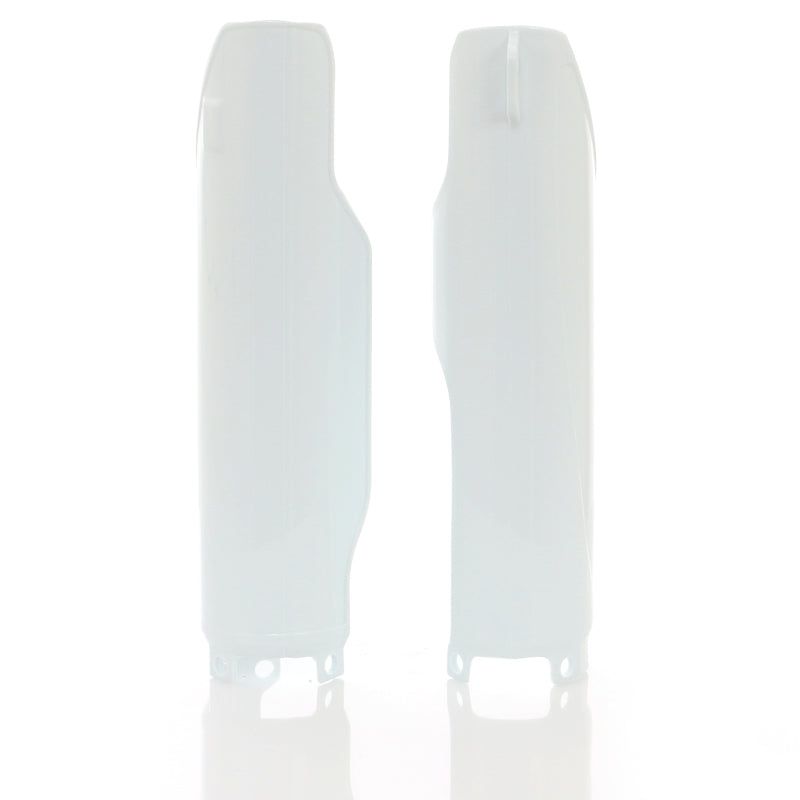 Acerbis Lower Fork Cover Set for 1990-1999 Honda CR125R, CR250R and CR500R, White