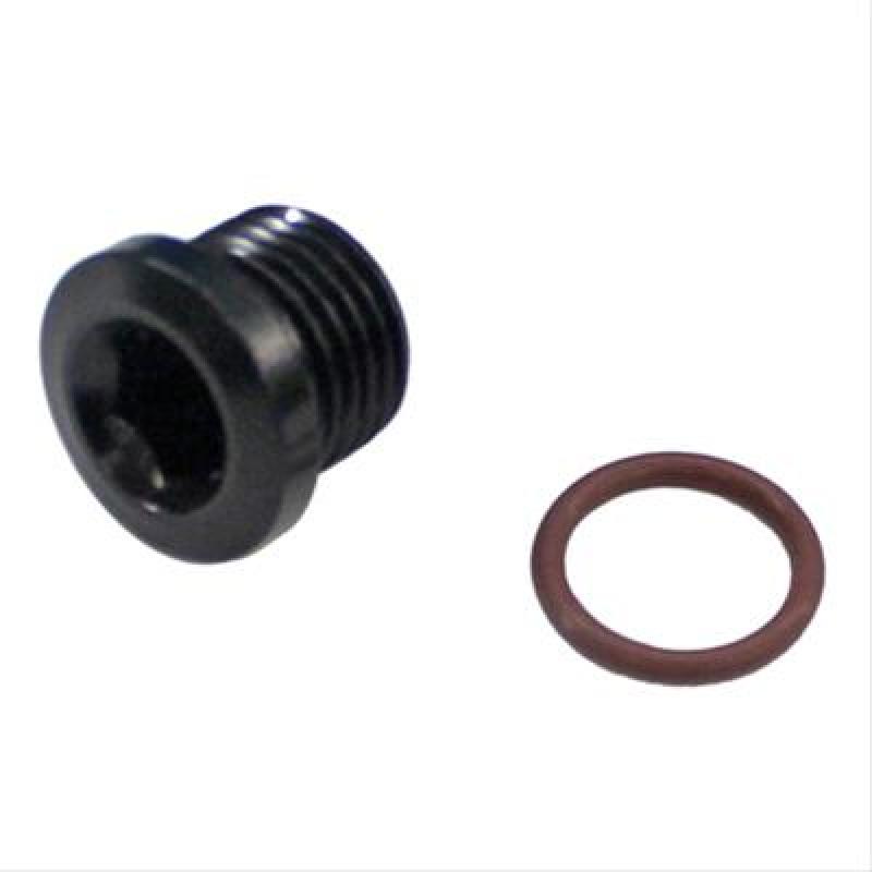 Fragola FRA481306-BL -6AN Socket Hex Port Plug, Black
