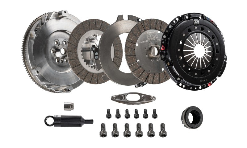 DKM Clutch MS-006-075 Organic Twin Disc Clutch Kit with Flywheel for BMW 335i and 135i