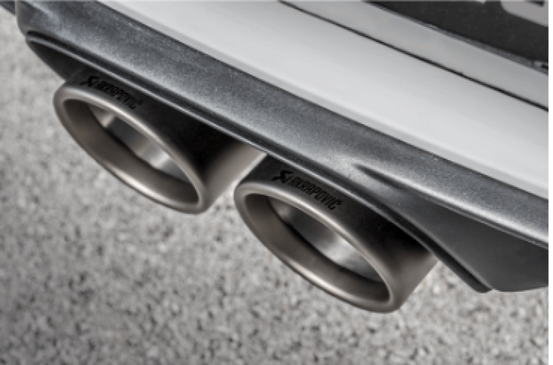 Akrapovic Titanium Tail Pipe Set for 2018–2020 Porsche 911 GT3 (991.2), Part Number akrTP-T/S/17