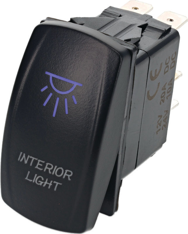 DragonFire Racing DFR521377 Lighted On/Off Switch, Blue