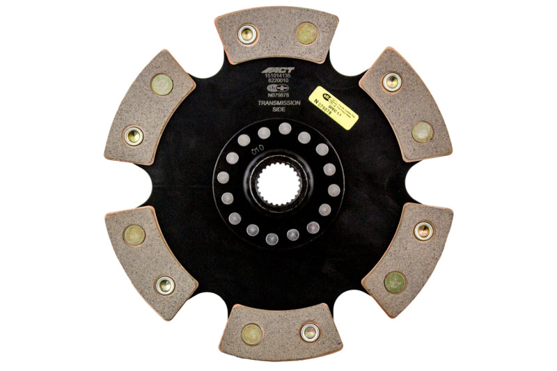 ACT 6220010 6-Pad Rigid Race Clutch Disc for Honda Civic, Civic del Sol and Acura Integra