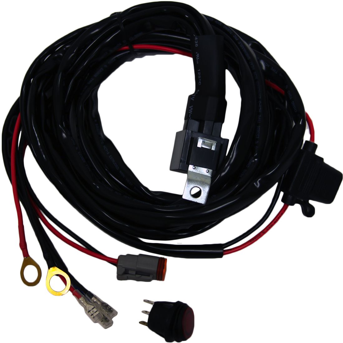 Rigid Industries - 40193 - Wiring Harness - High Power 20-50 Inch SR-Series and 10- 30 Inch E-Series Harness