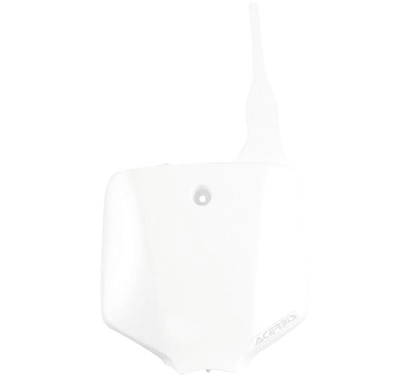 Acerbis Front Number Plate White for Kawasaki KLX110, KX65 and Suzuki DR-Z110, RM65 - Part Number ACB2070920002