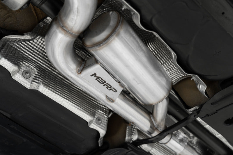 MBRP S46123CF Armor Pro 3-Inch Cat-Back Exhaust for 2022-2026 Volkswagen Golf R