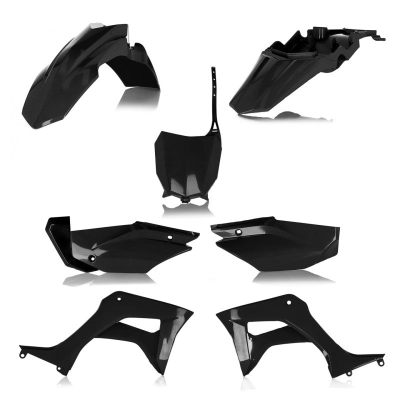 Acerbis ACB2861930001 Full Plastic Kit for 2019–2024 Honda CRF110F, Black