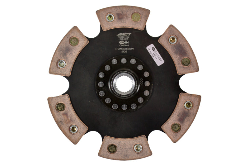 ACT 6224005 6-Pad Rigid Race Clutch Disc